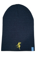 Beanie HOPE x NU90 Czarna/ Żółte Logo