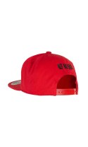 Snapback NU90 Czerwony / Czarne Logo