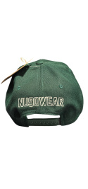 Snapback SIX NU90 Zielony z zielonym daszkiem / Białe Logo
